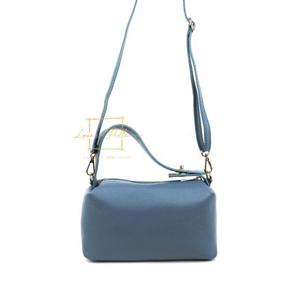 Top Handle Crossbody Leather Bad with Adjustable Detachable Straps