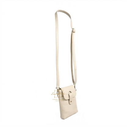 Genuine Leather Compact Phone Crossbody Bag
