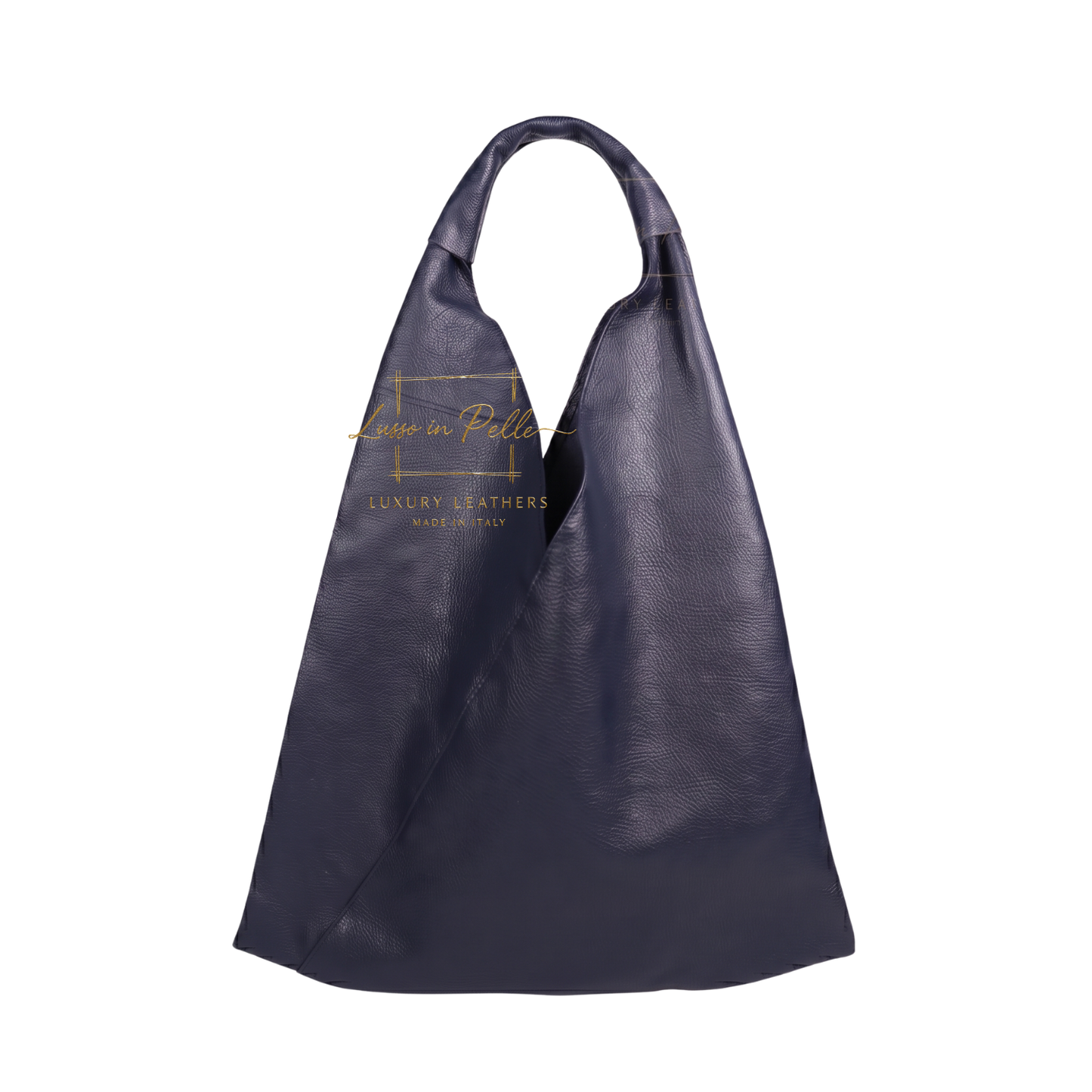 Genuine Leather Hobo Shoulder Bag with Matching Coin Pouch
