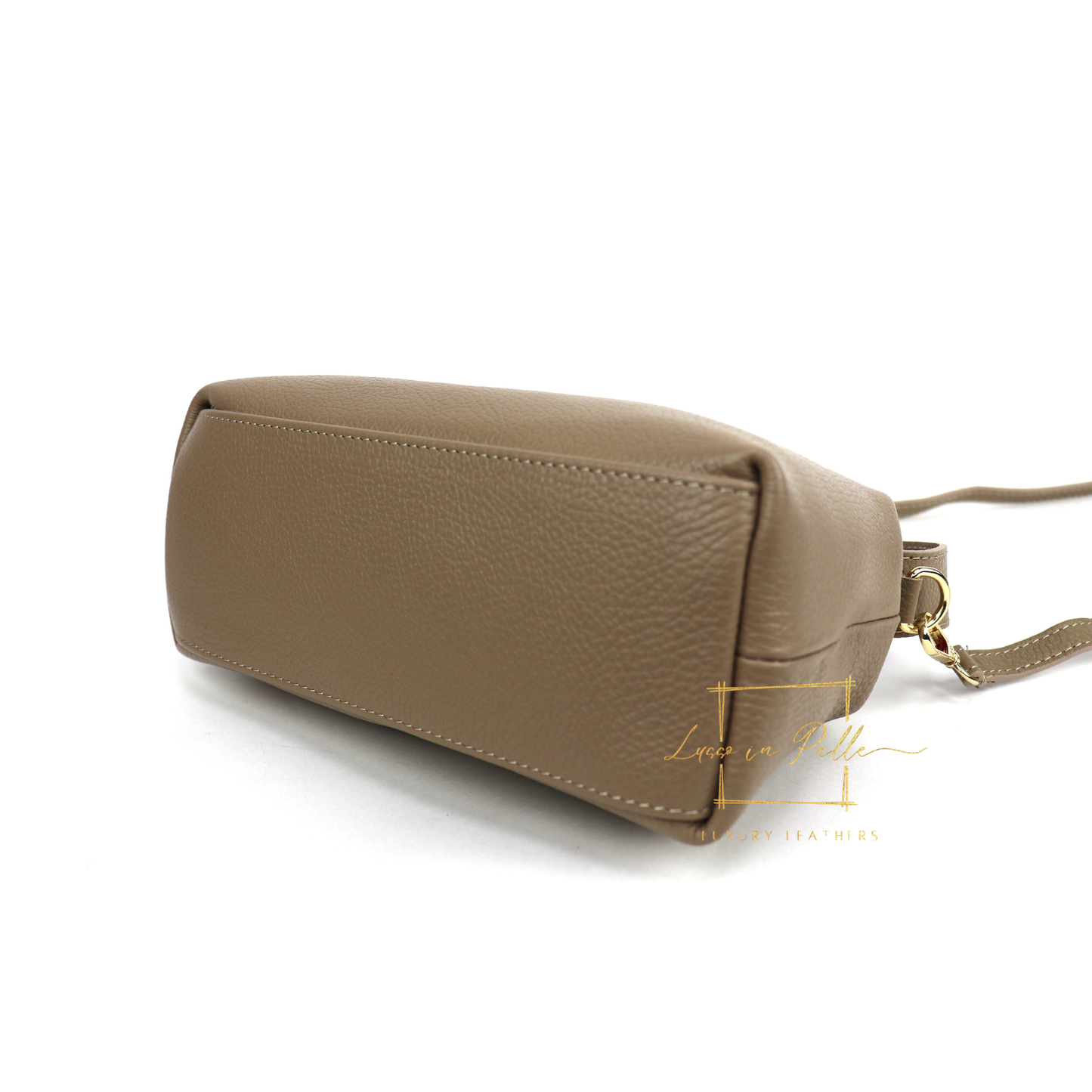 Top Handle Crossbody Leather Bad with Adjustable Detachable Straps