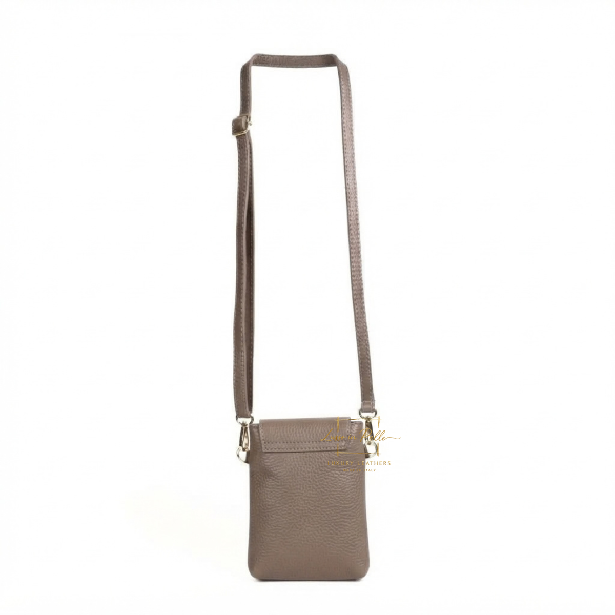 Genuine Leather Compact Phone Crossbody Bag