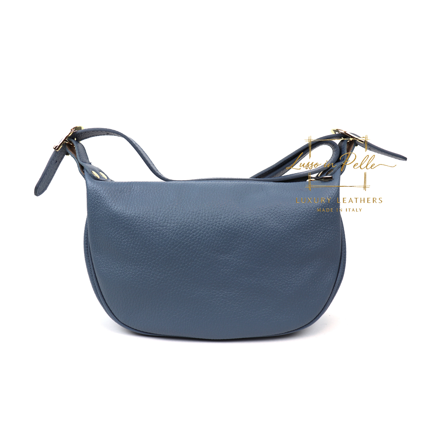 Half Moon Leather Crossbody Bag