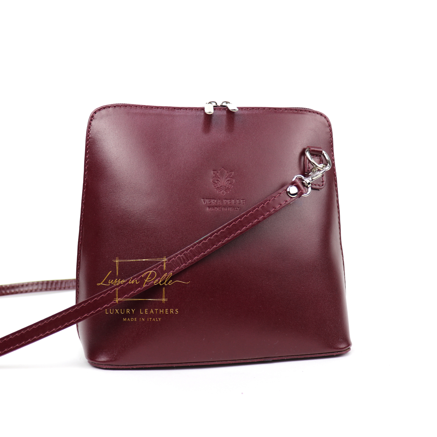 Ella Medium Leather Handbag with Detachable/Adjustable Straps