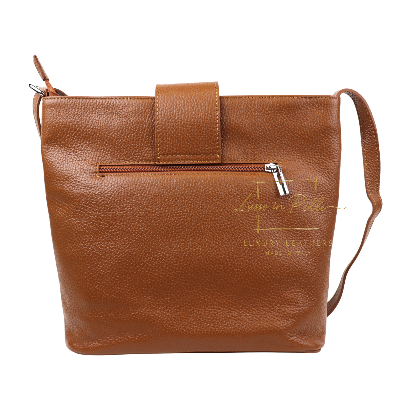 Italian Leather Shoulder/Crossbody Bag with Adjustable Straps