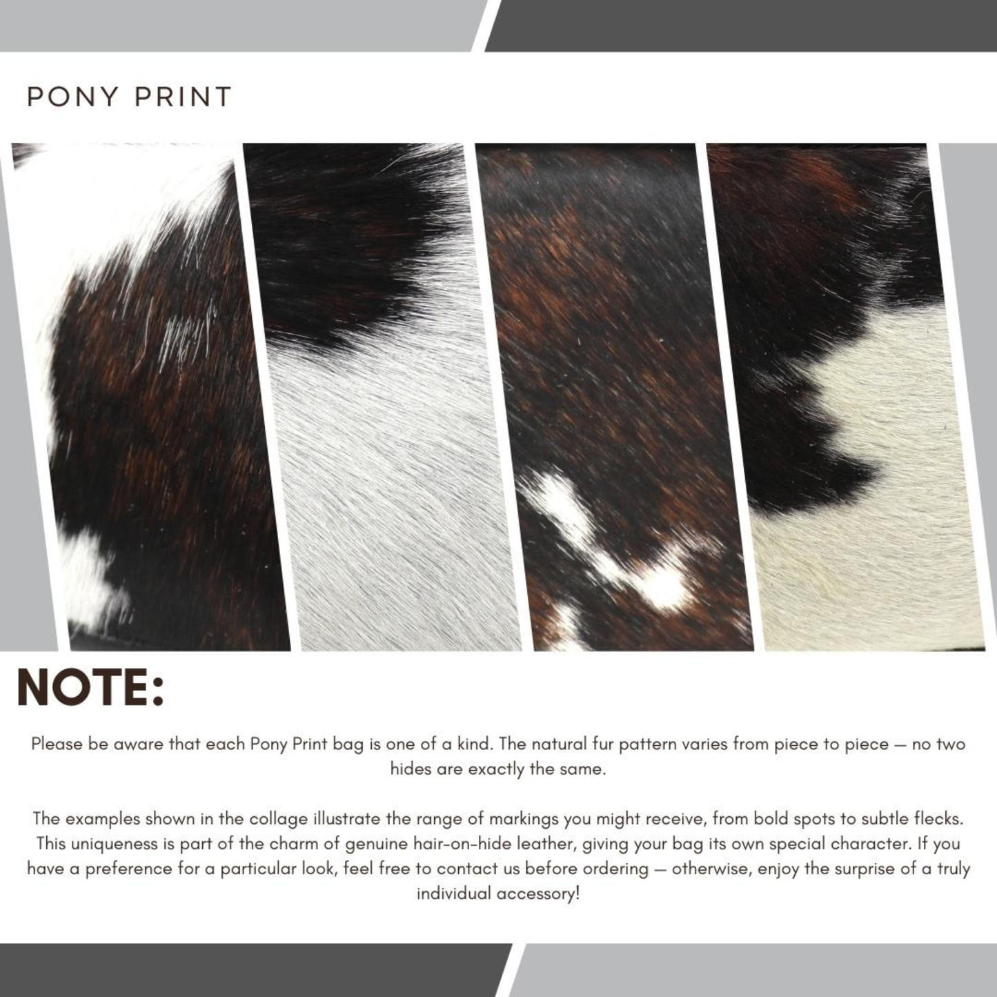 Ella Small Animal Print Cowhide Fur Suede Crossbody Bag