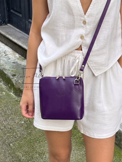 Ella Small Leather Crossbody Bag - Elegant Women's Handbag