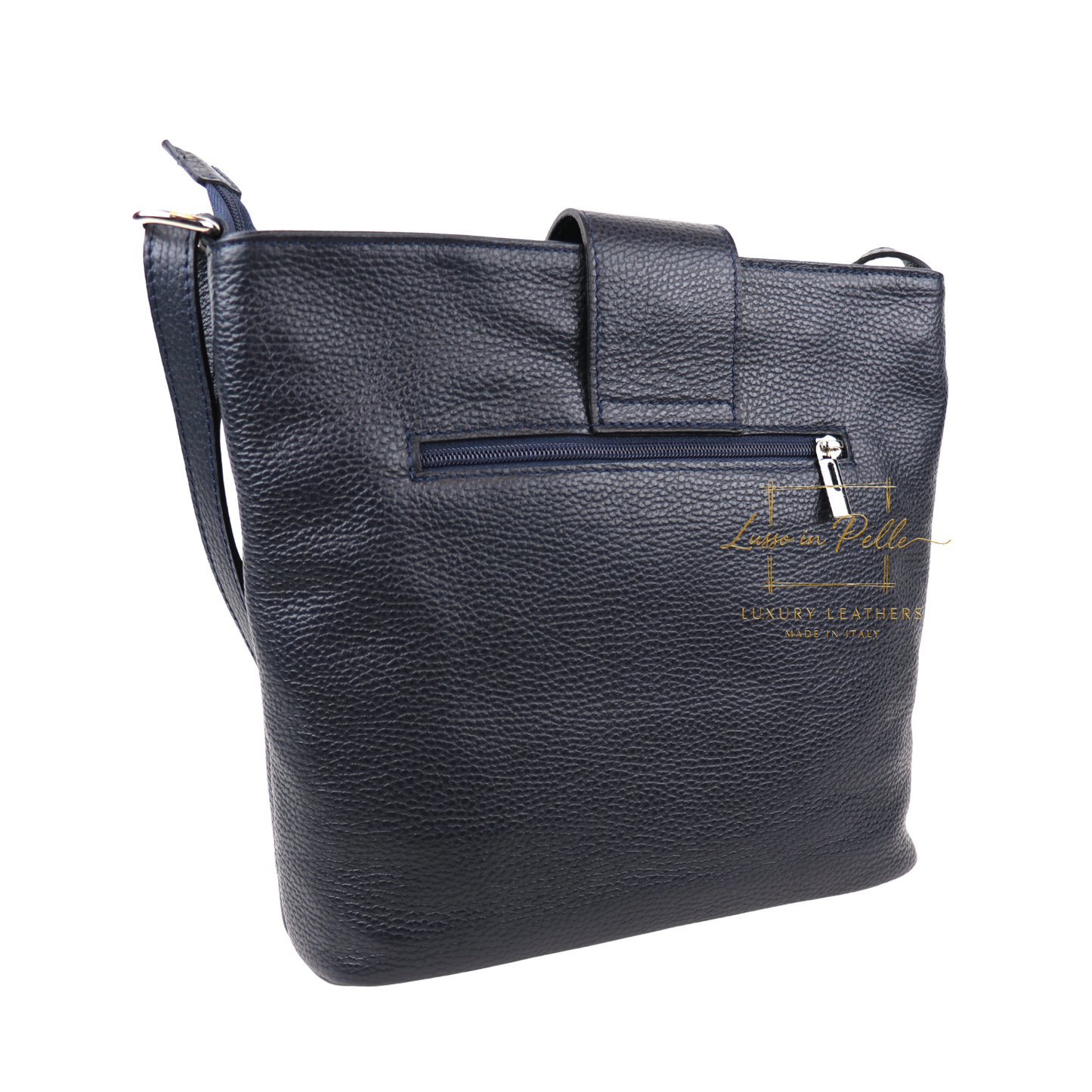 Italian Leather Shoulder/Crossbody Bag with Adjustable Straps