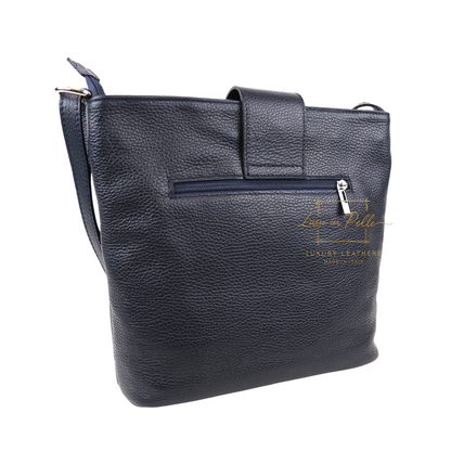 Italian Leather Shoulder/Crossbody Bag with Adjustable Straps