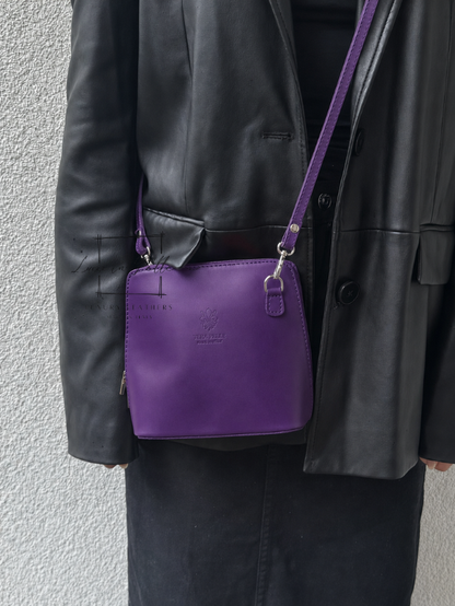 Ella Small Leather Crossbody Bag - Elegant Women's Handbag