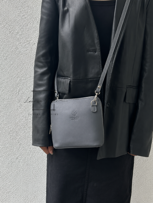 Ella Small Leather Crossbody Bag - Elegant Women's Handbag