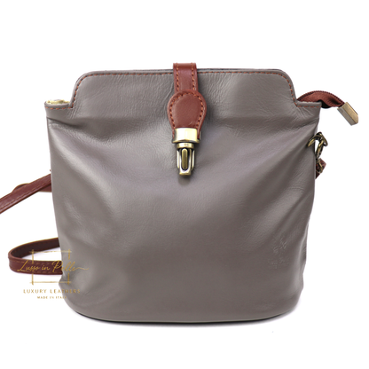 Vera Pelle Leather Crossbody Bag