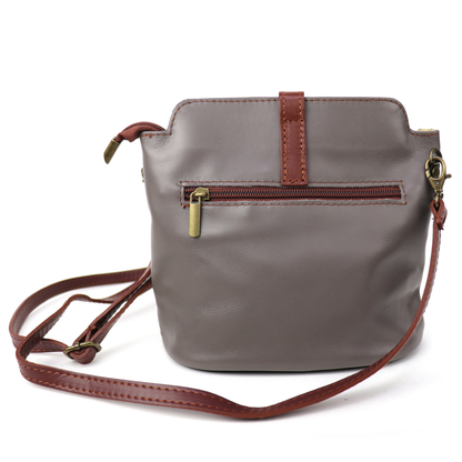 Vera Pelle Leather Crossbody Bag