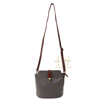 Vera Pelle Leather Crossbody Bag