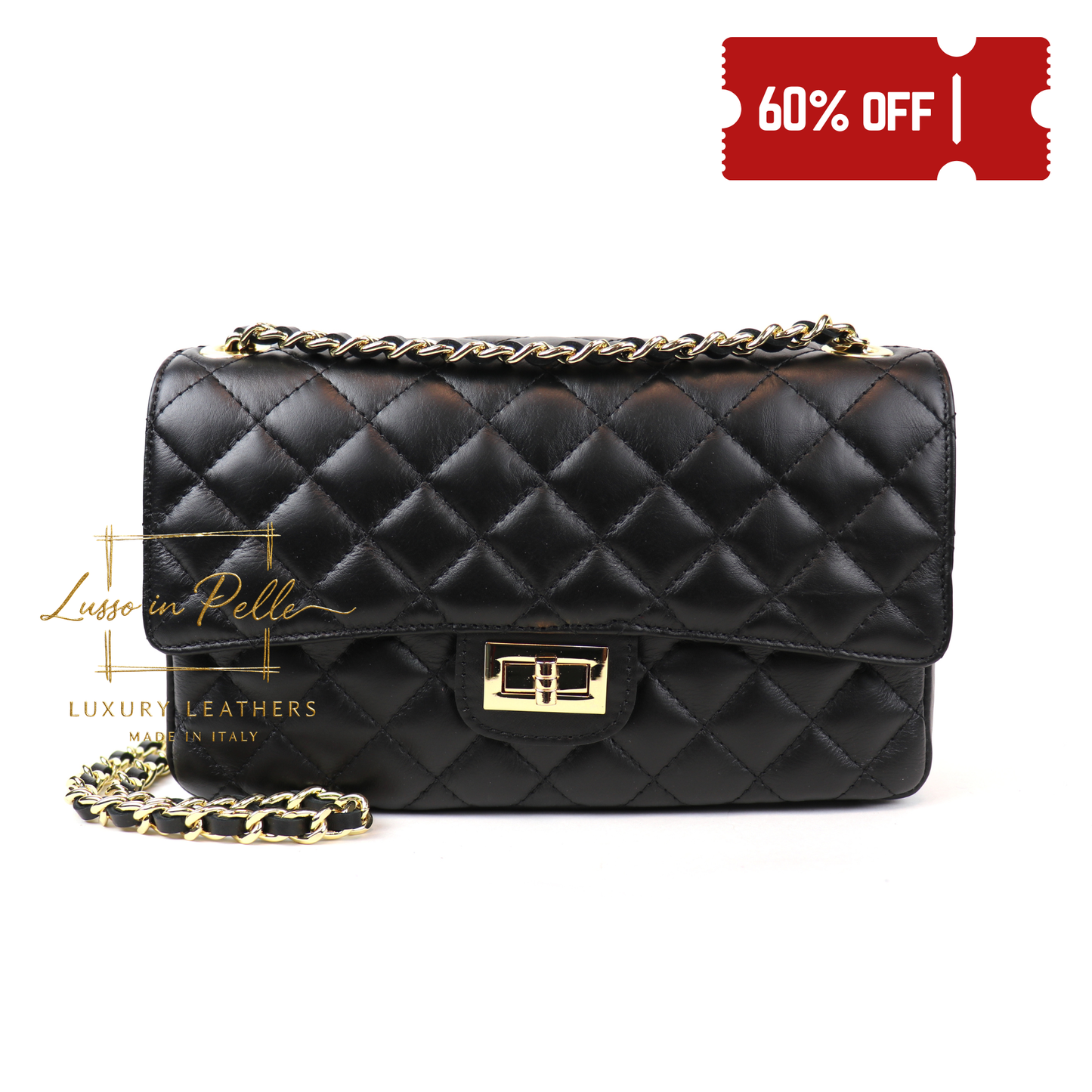 Large Quilted Italian Leather Handbag (Copy)