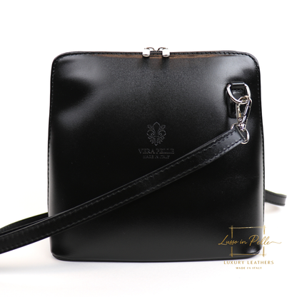 Ella Medium Leather Handbag with Detachable/Adjustable Straps