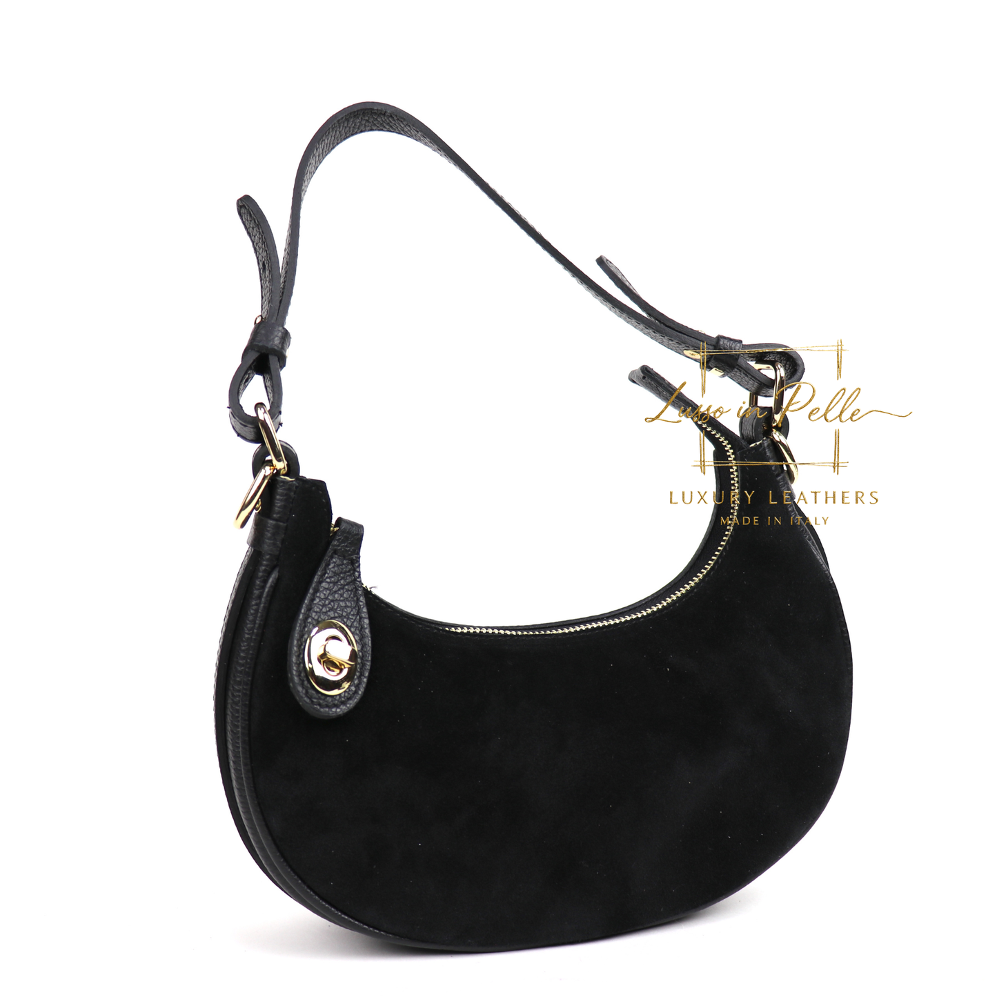 Small Half Moon Shoulder/ Crossbody Bag