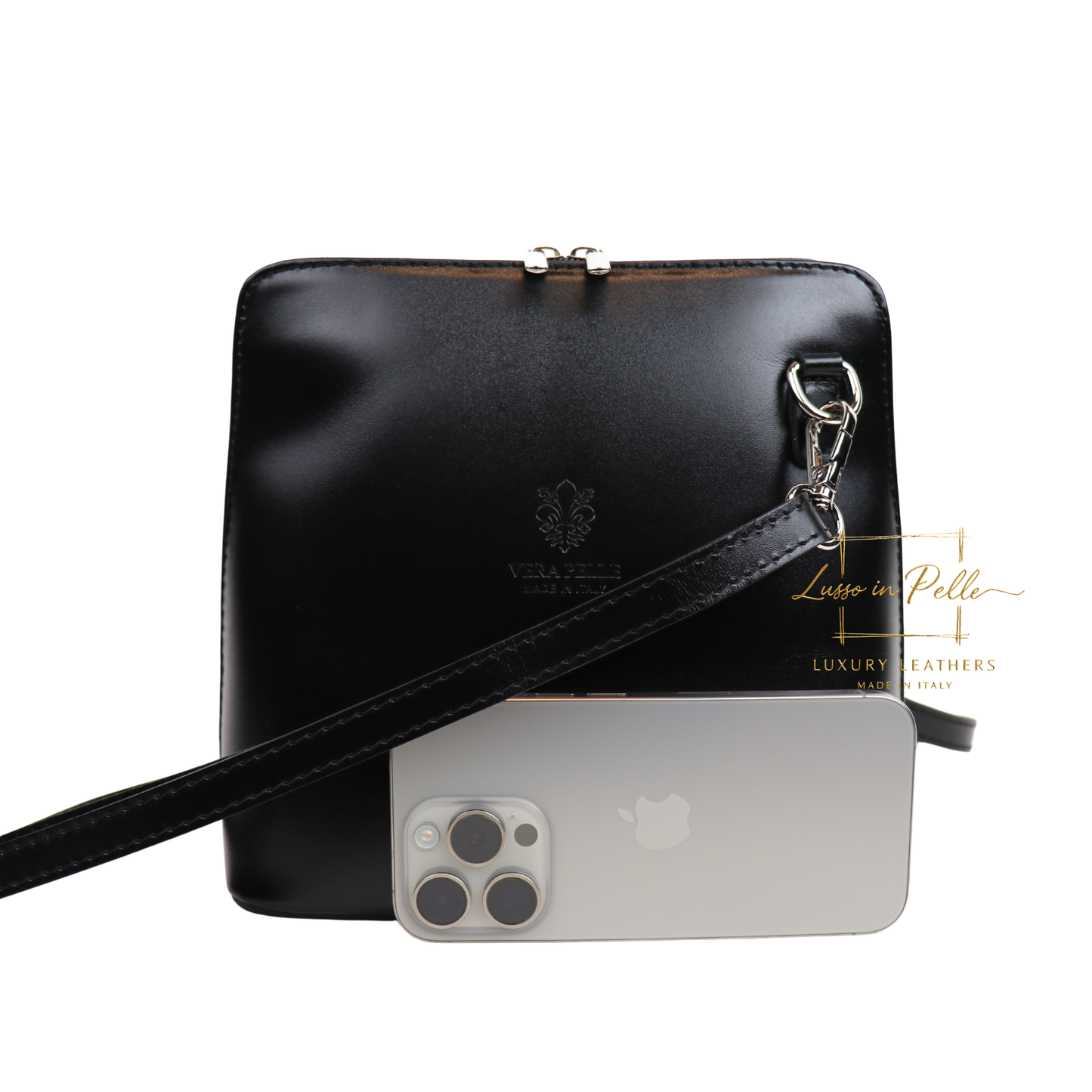 Ella Medium Leather Handbag with Detachable/Adjustable Straps