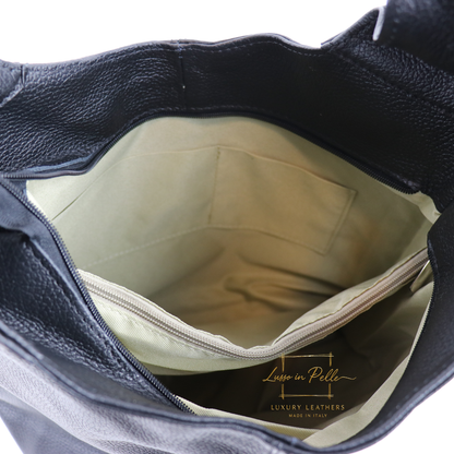 Cali Genuine Leather Hobo Bag Everyday Practical Leather Tote Bag
