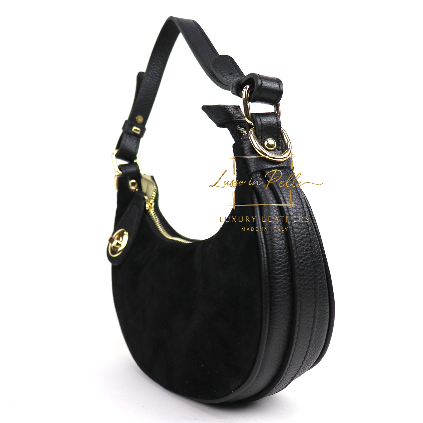 Small Half Moon Shoulder/ Crossbody Bag