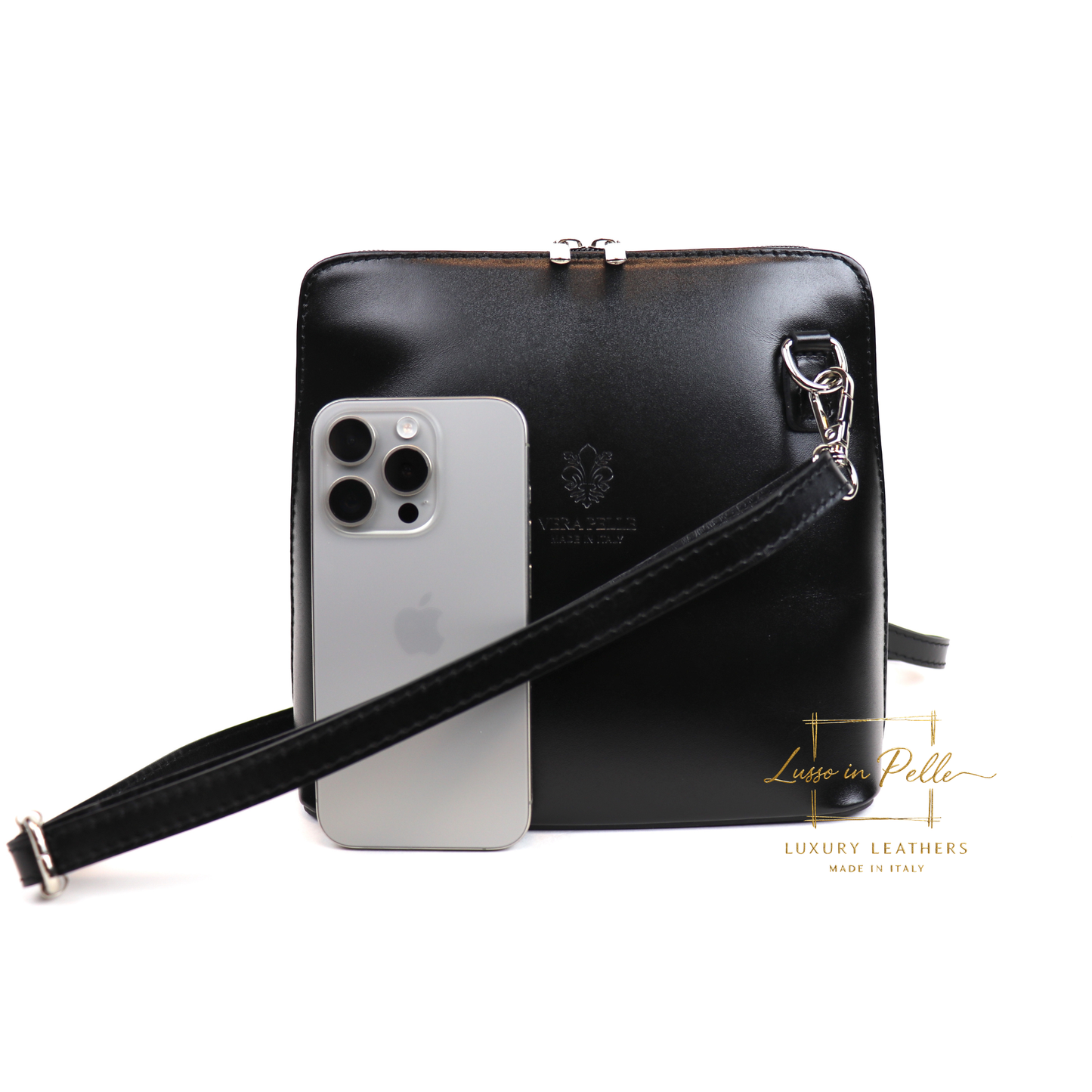 Ella Medium Leather Handbag with Detachable/Adjustable Straps