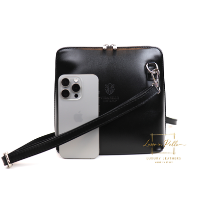 Ella Medium Leather Handbag with Detachable/Adjustable Straps