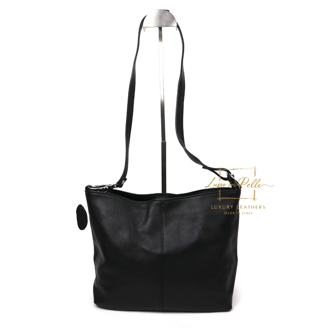Luna Italian Leather Shoulder & Crossbody Bag
