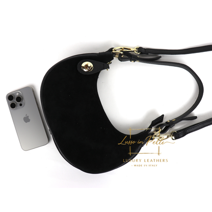 Small Half Moon Shoulder/ Crossbody Bag