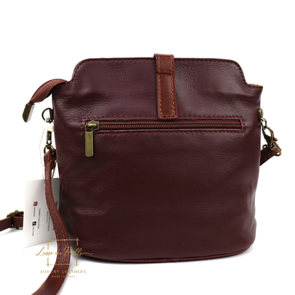 Vera Pelle Leather Crossbody Bag