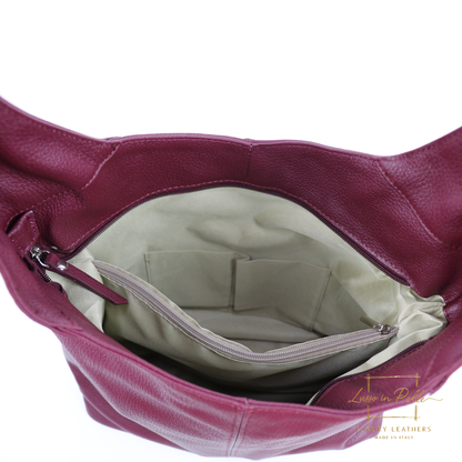 Cali Genuine Leather Hobo Bag Everyday Practical Leather Tote Bag