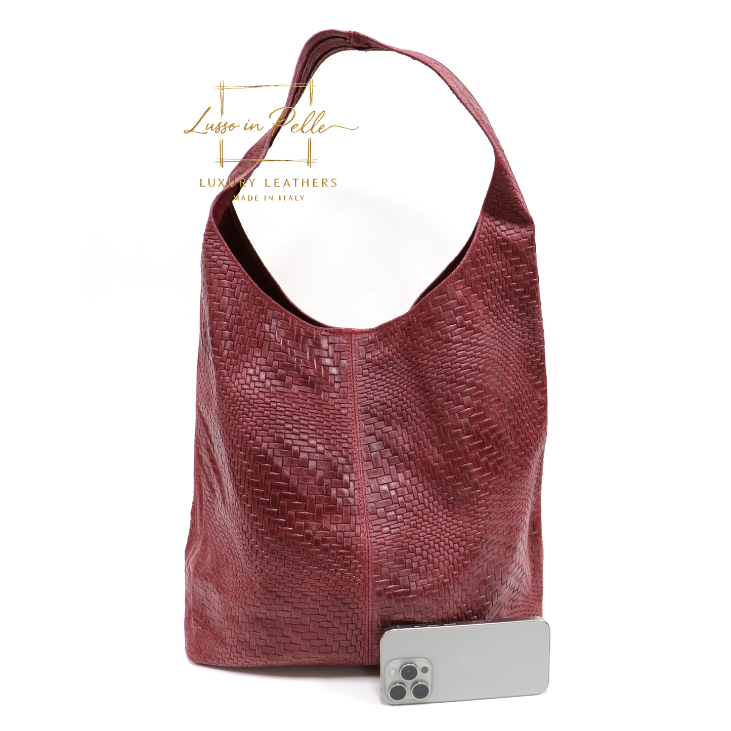 Aurora Quilted Suede Hobo Bag
