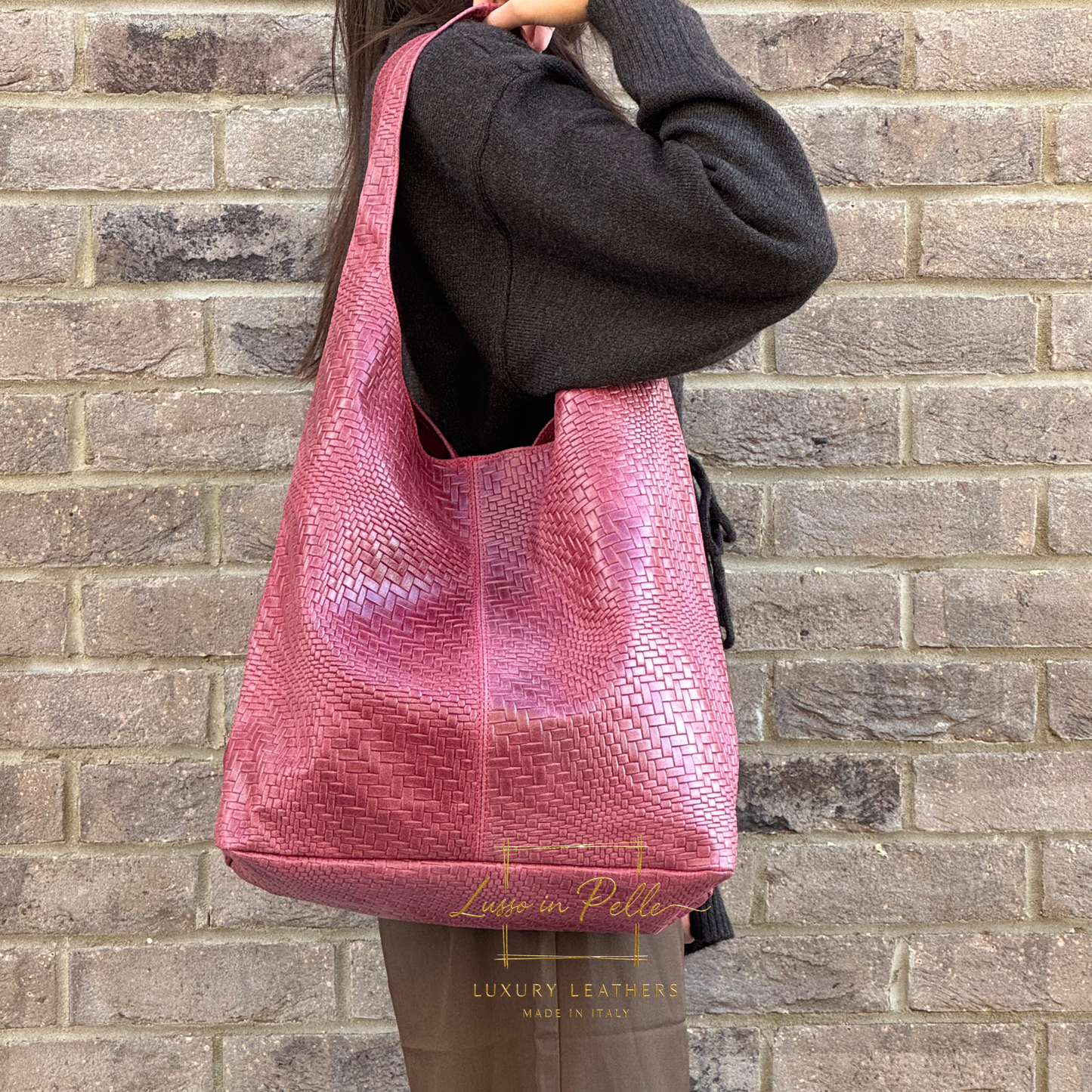 Aurora Quilted Suede Hobo Bag