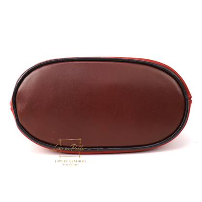 Vera Pelle Leather Crossbody Bag