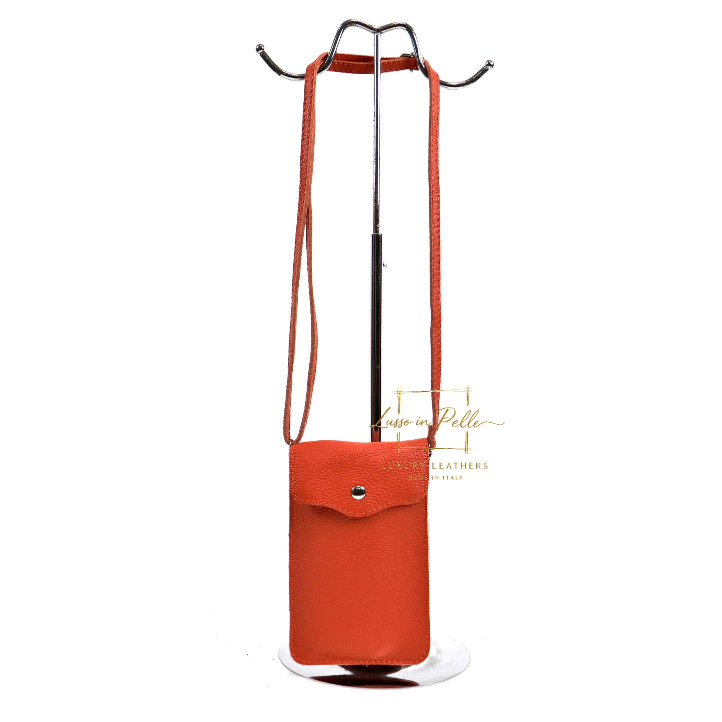 Minimalist Genuine Leather Crossbody Phone Bag