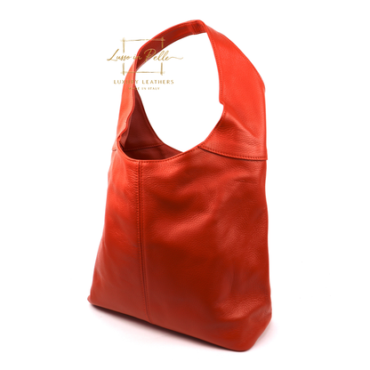 Cali Genuine Leather Hobo Bag Everyday Practical Leather Tote Bag