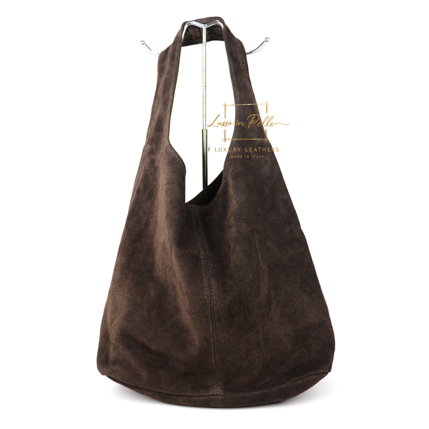 Cali Genuine Suede Hobo Slouchy Shoulder Bag