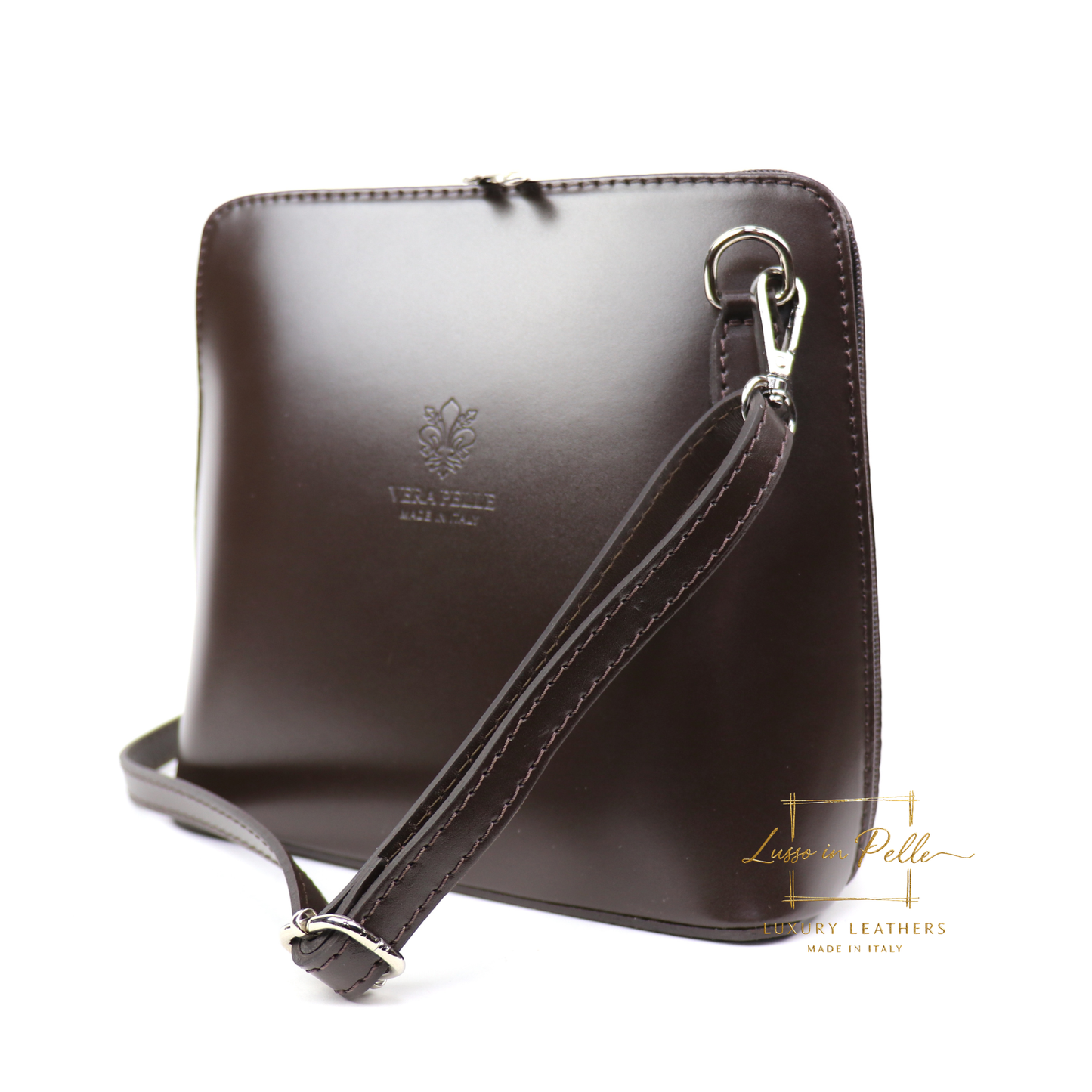 Ella Medium Leather Handbag with Detachable/Adjustable Straps