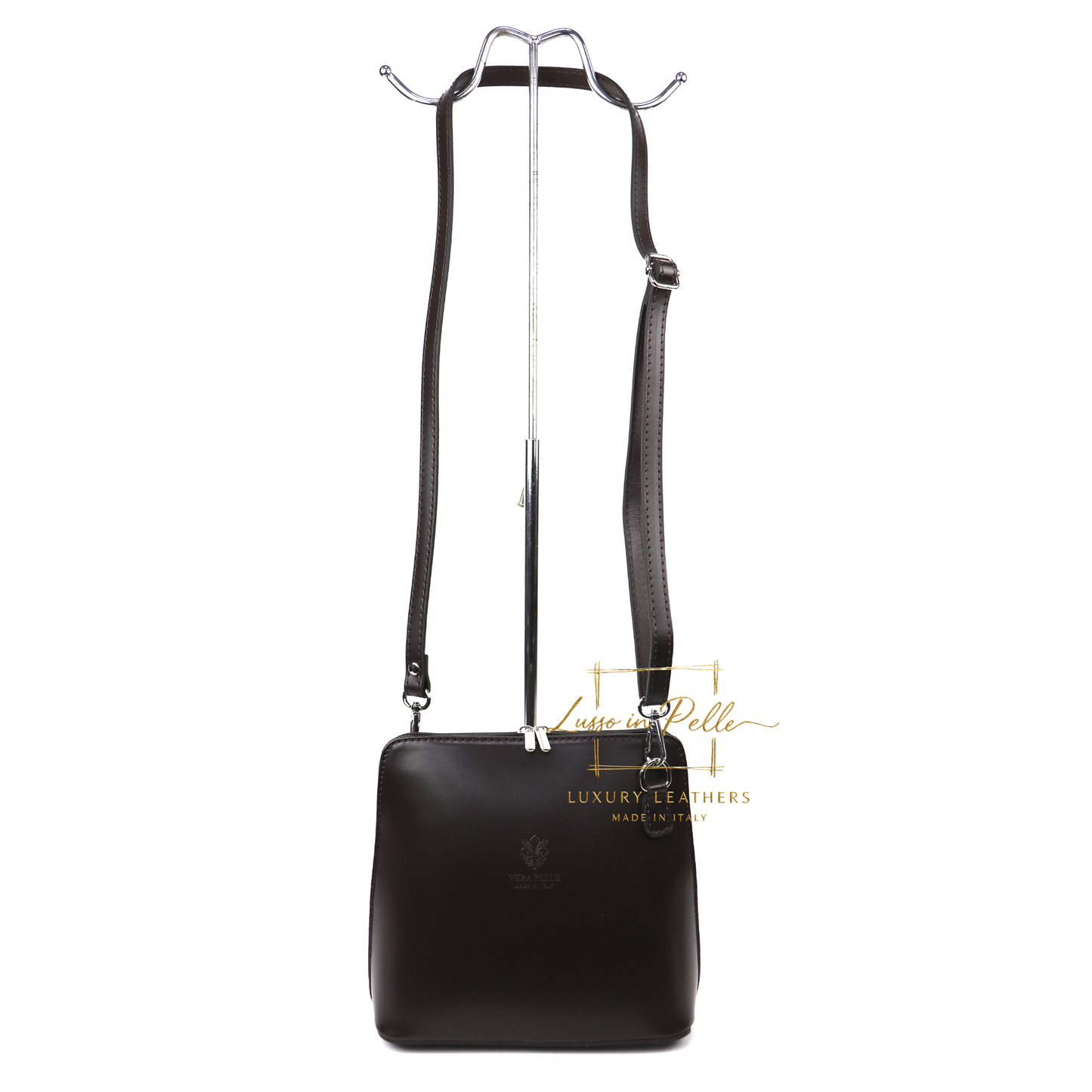 Ella Medium Leather Handbag with Detachable/Adjustable Straps