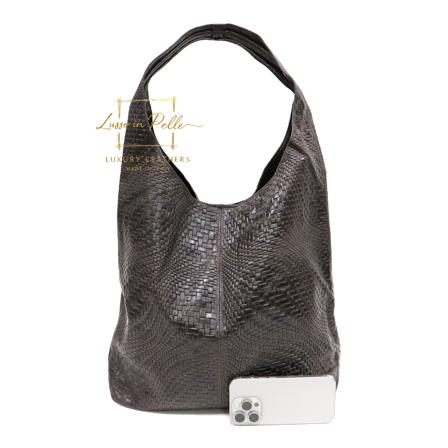 Aurora Quilted Suede Hobo Bag