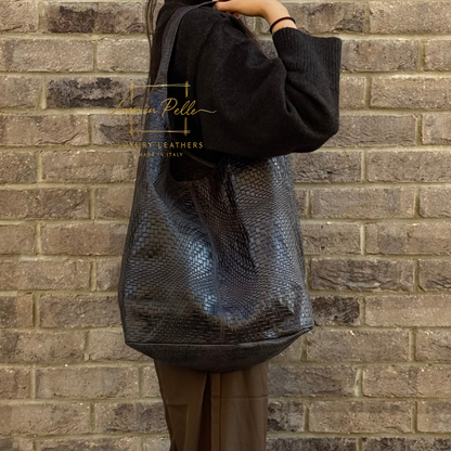 Aurora Quilted Suede Hobo Bag