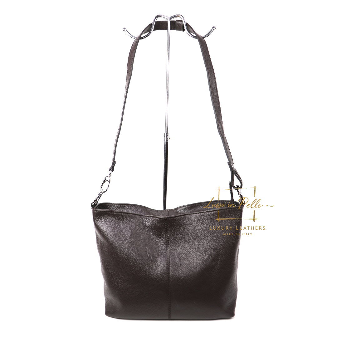 Luna Italian Leather Shoulder & Crossbody Bag