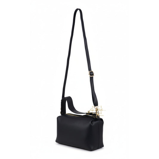Top Handle Crossbody Leather Bad with Adjustable Detachable Straps