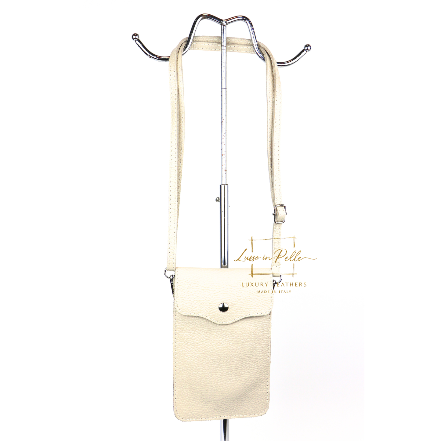 Minimalist Genuine Leather Crossbody Phone Bag