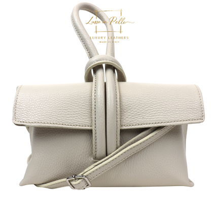 Rose Italian Versatile Leather Bag - Wrist Bag - Clutch Bag