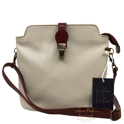 Vera Pelle Leather Crossbody Bag