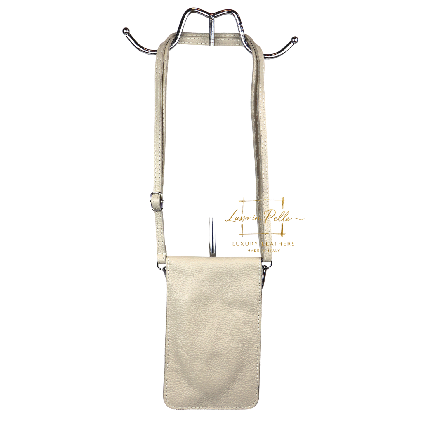 Minimalist Genuine Leather Crossbody Phone Bag