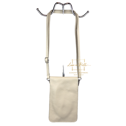 Minimalist Genuine Leather Crossbody Phone Bag