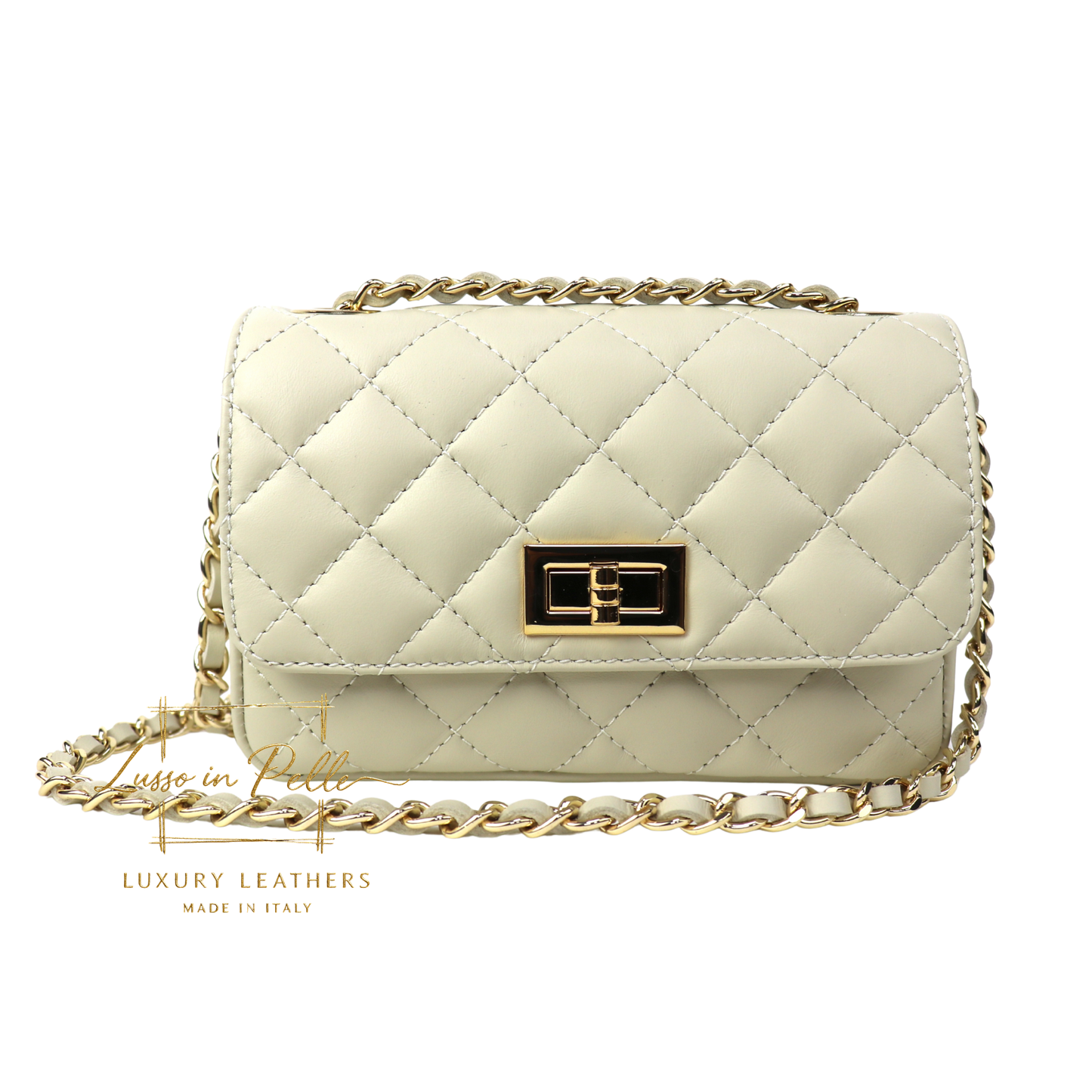 Small Quilted Italian Leather Handbag (Copy)