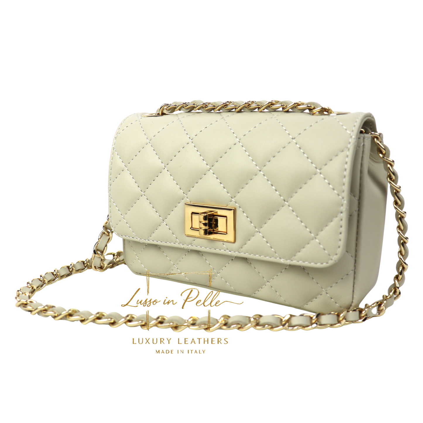 Small Quilted Italian Leather Handbag (Copy)