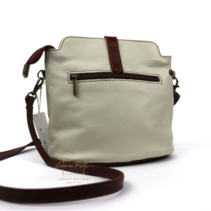 Vera Pelle Leather Crossbody Bag