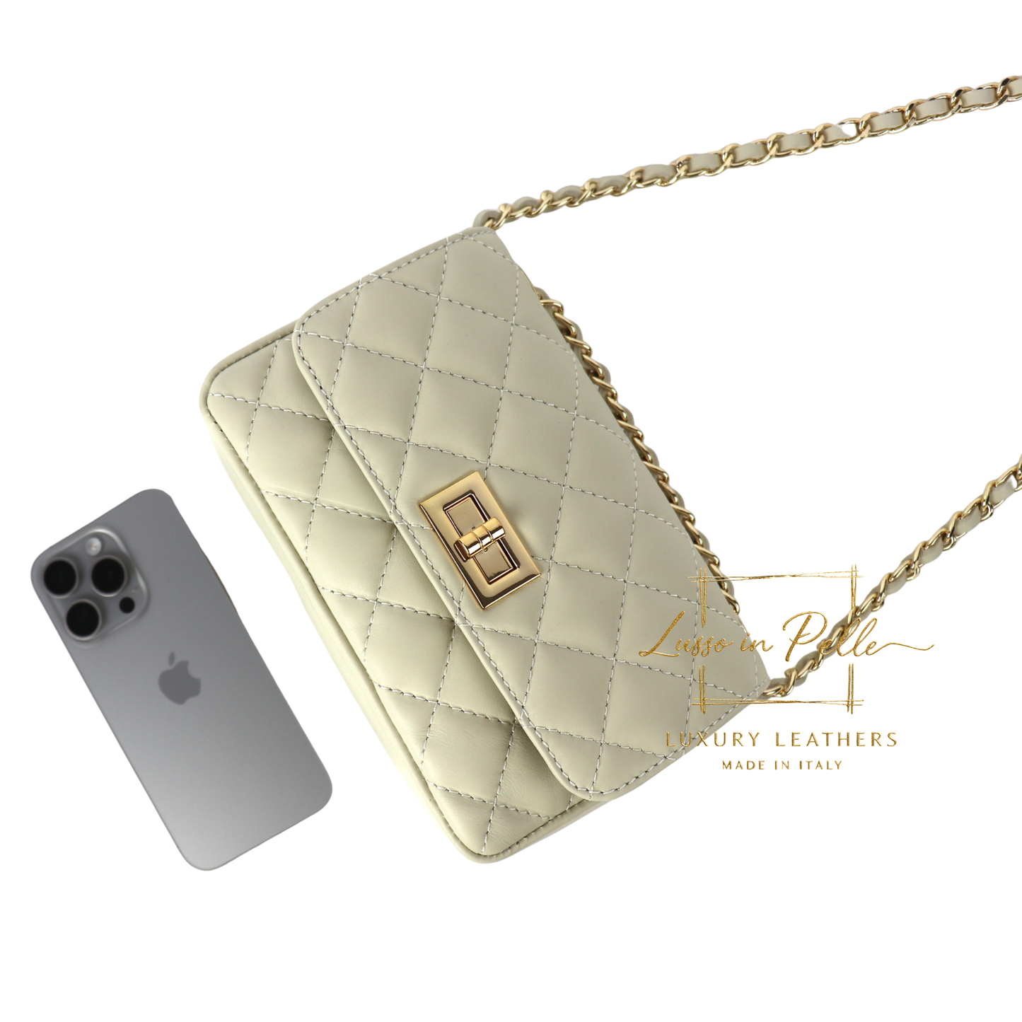 Small Quilted Italian Leather Handbag (Copy)